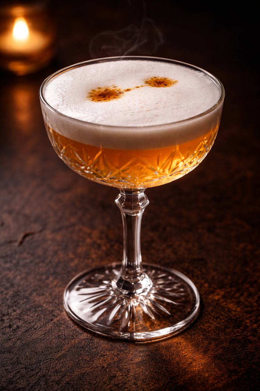 CR Hot Honey Mezcal Sour